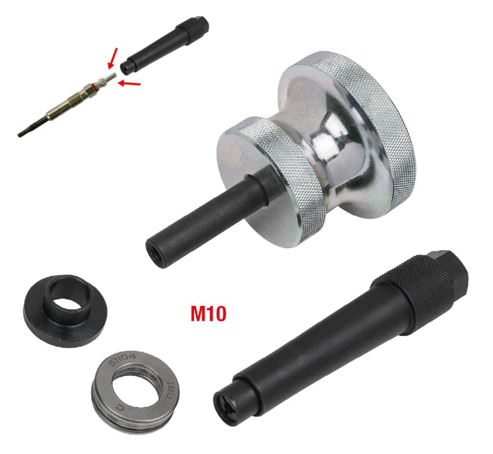 Produktbild KS Tools Glühkerzen Schlag Auszieher Satz für CDI Motoren 4 Teile bild 4