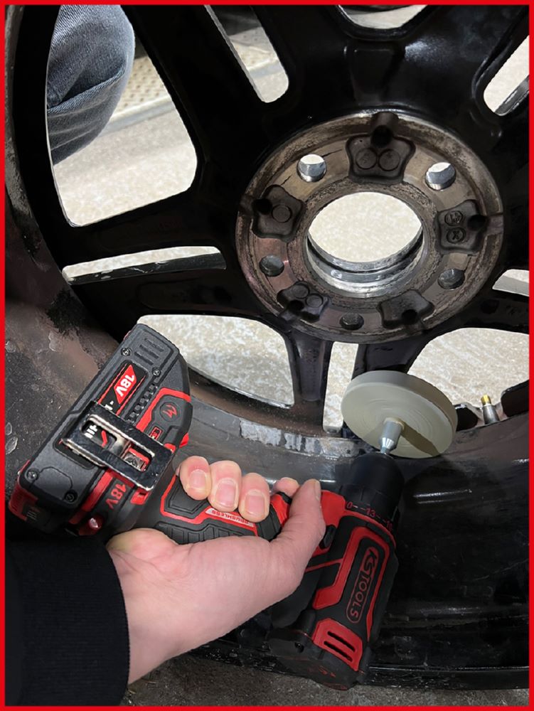 Produktbild KS Tools KFZ Gummi Radierteller für matte Lacke 88 mm bild 6