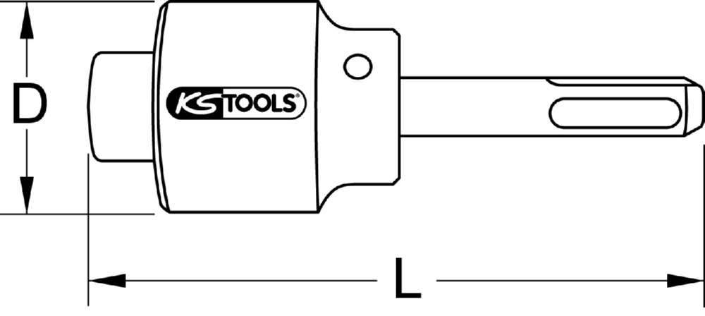 Produktbild KS Tools Hahnverlängerungsfräser SDS Aufnahme Durchmesser 36mm bild 15