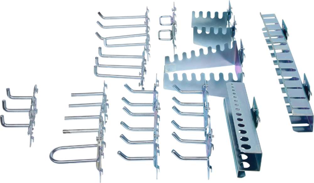 Produktbild KS Tools Hakensortiment für Lochplatten 28 teilig bild 2