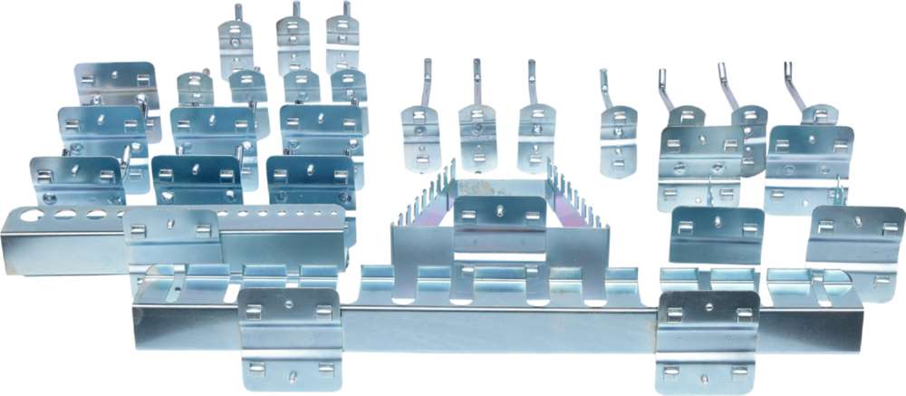 Produktbild KS Tools Hakensortiment für Lochplatten 28 teilig bild 3