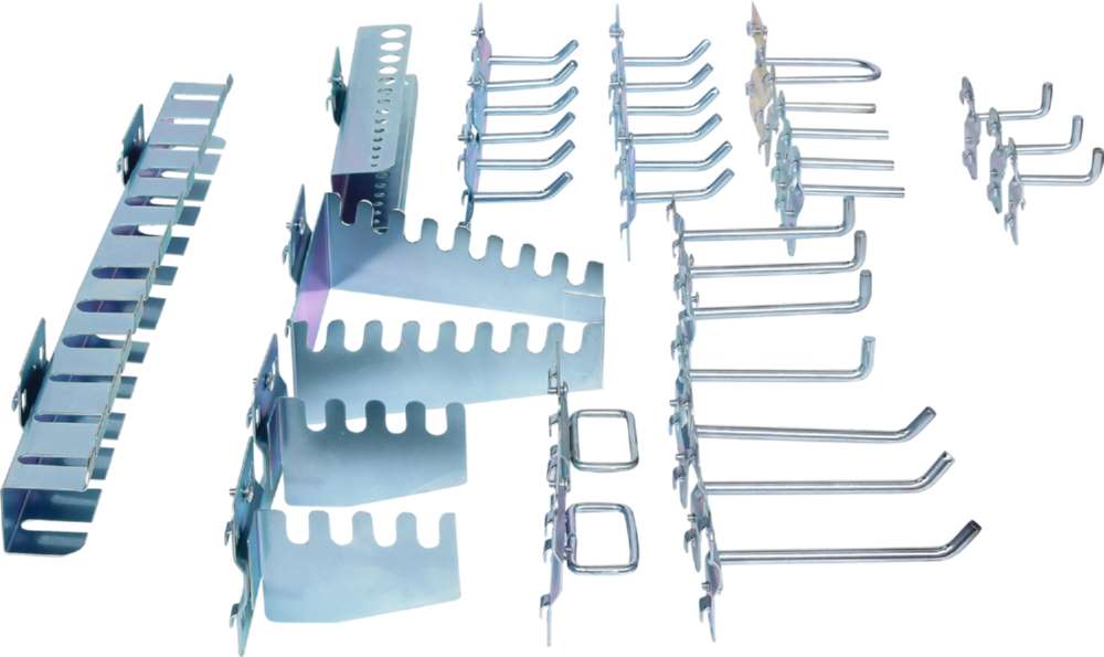 Produktbild KS Tools Hakensortiment für Lochplatten 28 teilig bild 4
