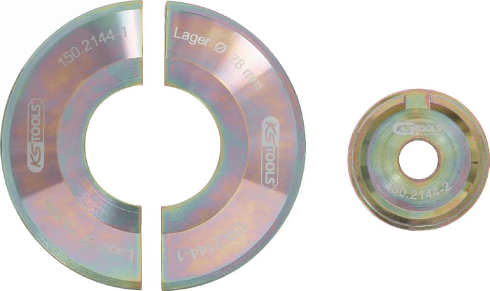 Produktbild KS Tools Halbschalen Satz 3 Teile Ford Focus Volvo Durchmesser 78 mm