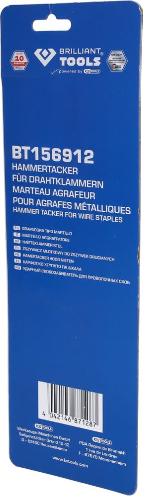 Produktbild Brilliant Tools Hammertacker für Drahtklammern Typ 53 bild 8