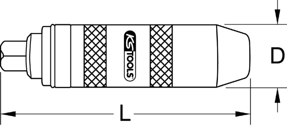 Produktbild KS Tools 1/2 Zoll Hand Schlagschraubendreher Länge 135mm bild 5