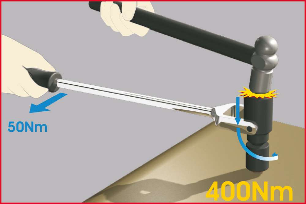 Produktbild KS Tools 1/2 Zoll Hand Schlagschrauber Länge 475 mm bild 11