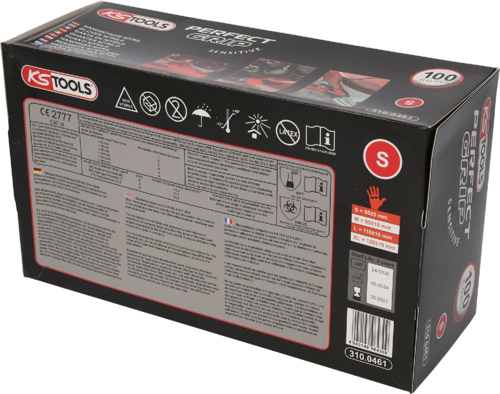 Produktbild KS Tools Handschuhe Nitril S 100er Pack bild 4