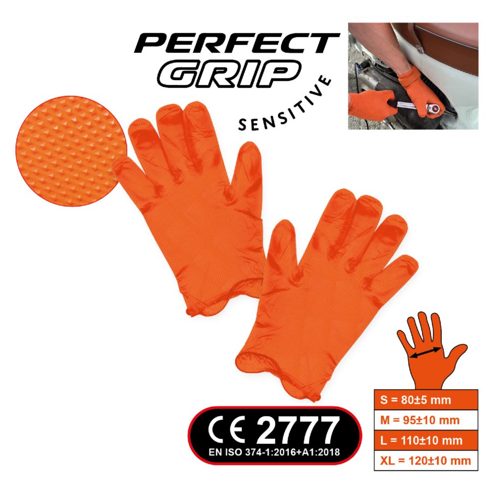 Produktbild KS Tools Handschuhe Nitril Größe M 100er Pack bild 2