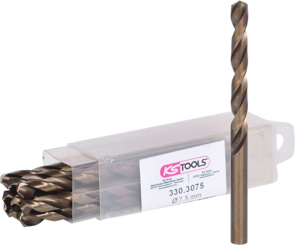 Produktbild KS Tools Spiralbohrer HSS-G Co5 7,5 mm bild 2