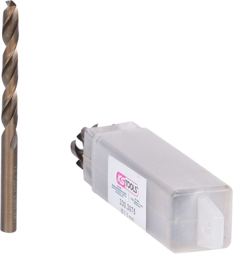 Produktbild KS Tools Spiralbohrer HSS-G Co5 7,5 mm