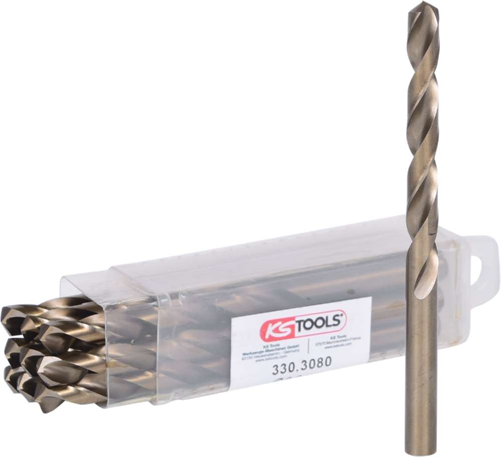Produktbild KS Tools Spiralbohrer HSS-G Co5 8,0 mm bild 2