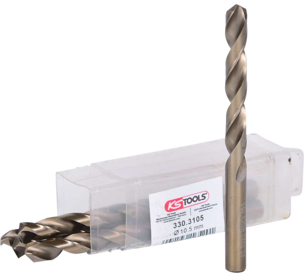 Produktbild KS Tools Spiralbohrer HSS-G Co5 10,5 mm bild 2