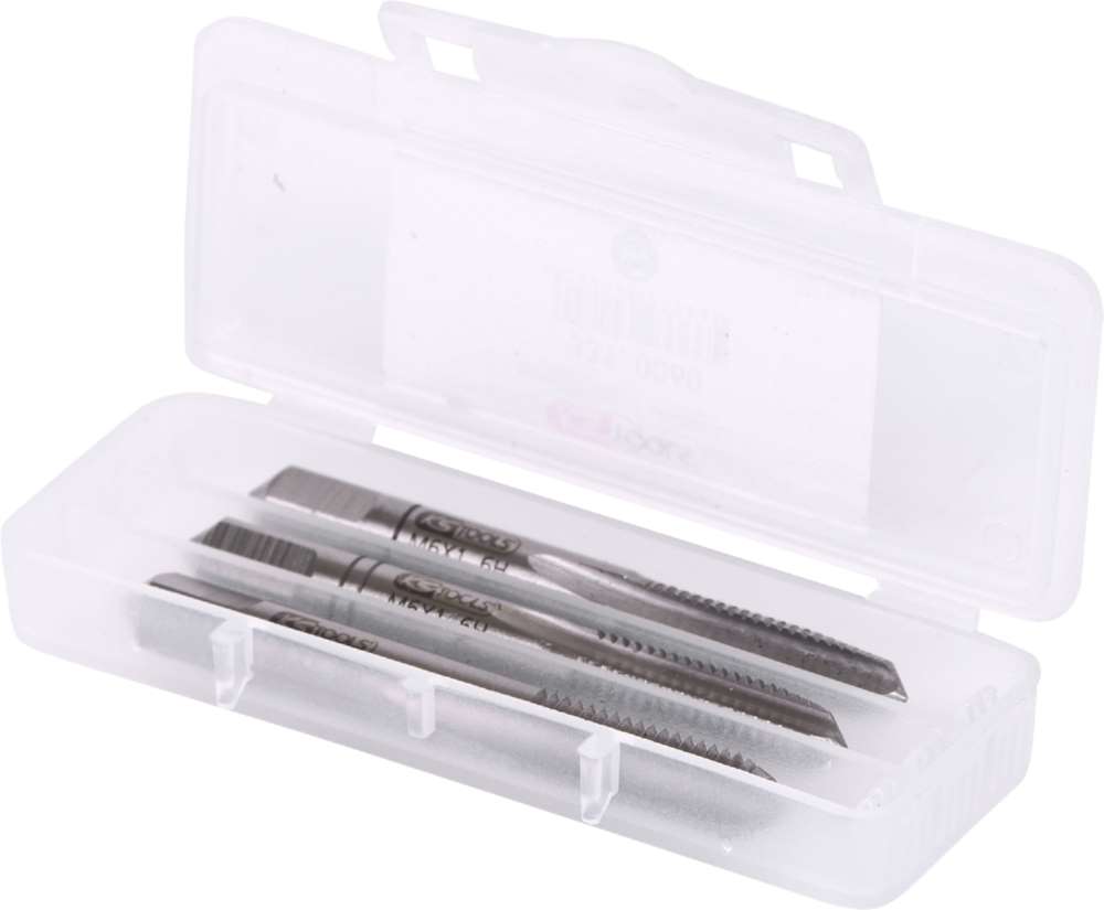 Produktbild KS Tools HSS Handgewindebohrersatz M6x1,0 3 Teile bild 2