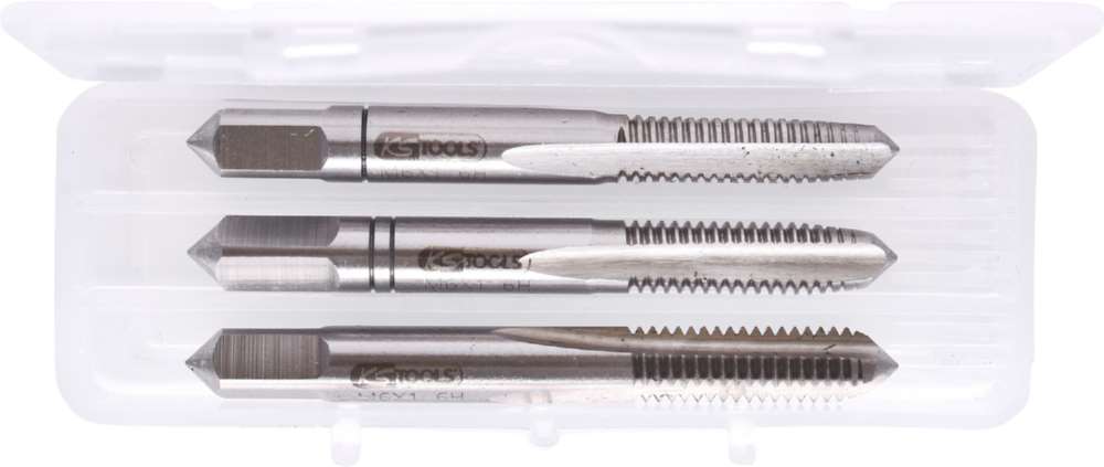 Produktbild KS Tools HSS Handgewindebohrersatz M6x1,0 3 Teile