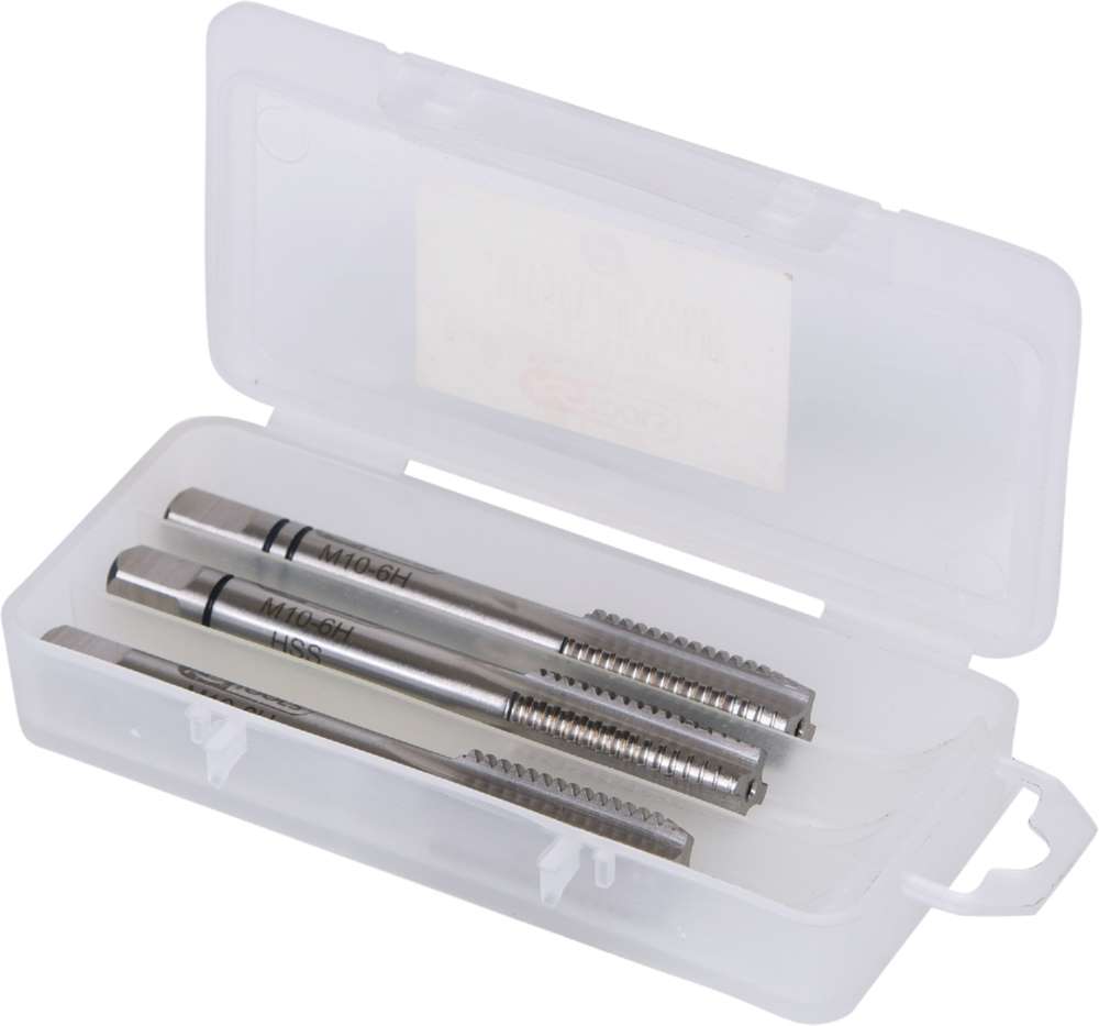Produktbild KS Tools HSS Handgewindebohrersatz M10x1,5 3 Teile bild 2