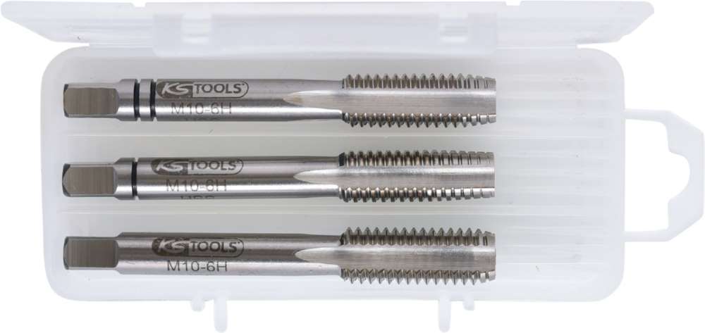 Produktbild KS Tools HSS Handgewindebohrersatz M10x1,5 3 Teile bild 5