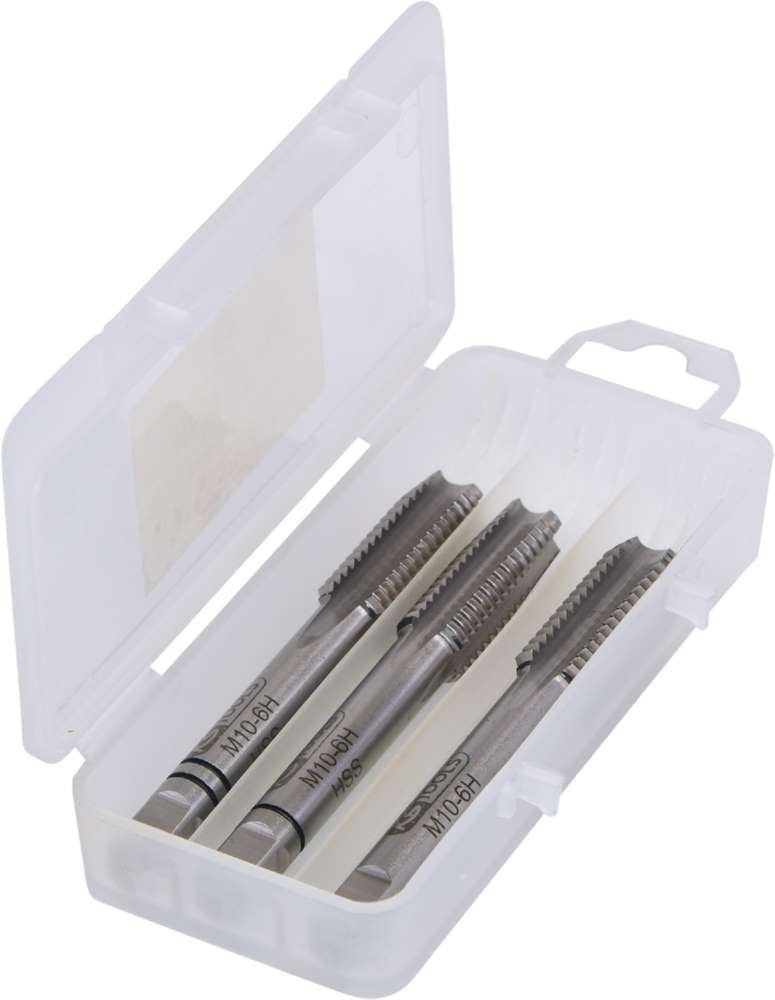Produktbild KS Tools HSS Handgewindebohrersatz M10x1,5 3 Teile bild 6