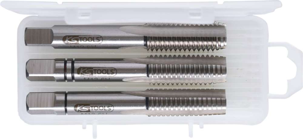 Produktbild KS Tools HSS Handgewindebohrersatz M12x1,75 3 Teile bild 5