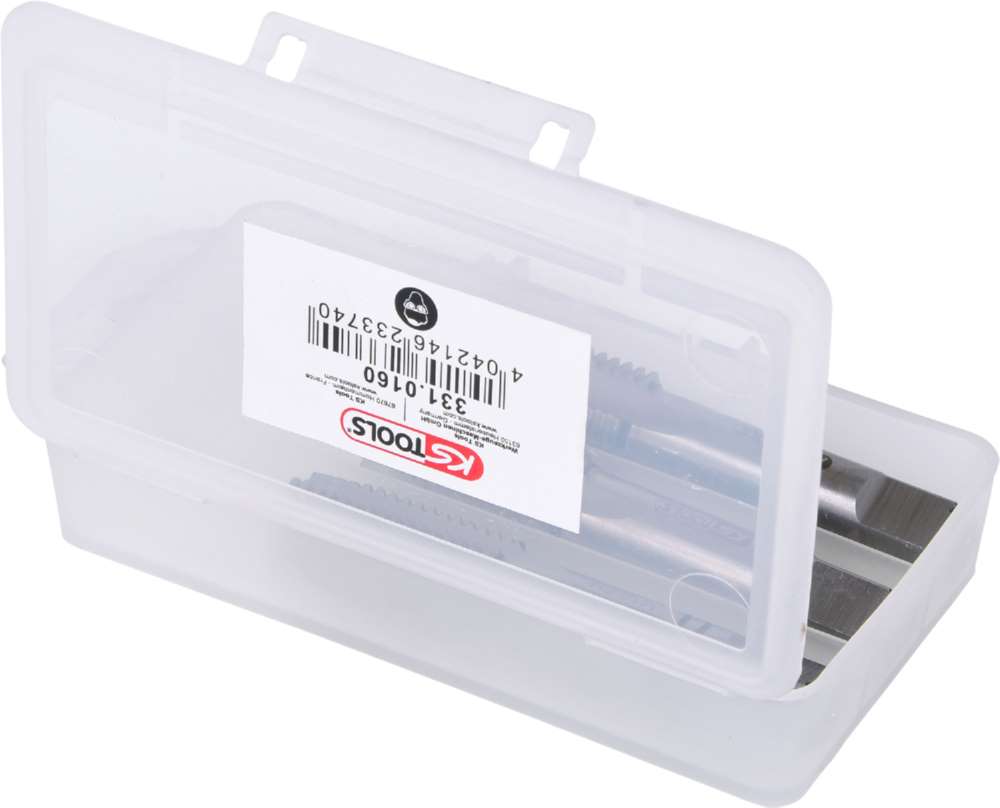 Produktbild KS Tools HSS Handgewindebohrersatz M16x2,0 3 Teile bild 4