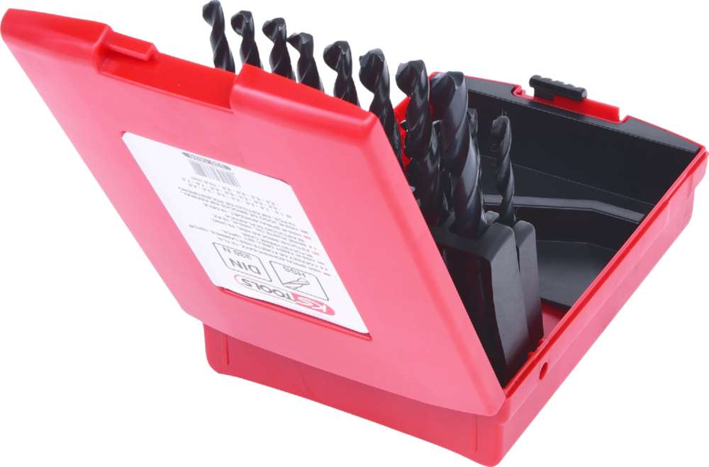 Produktbild KS Tools HSS R Spiralbohrer Satz Kunststoffkassette 19 teilig 1 bis 10mm bild 3