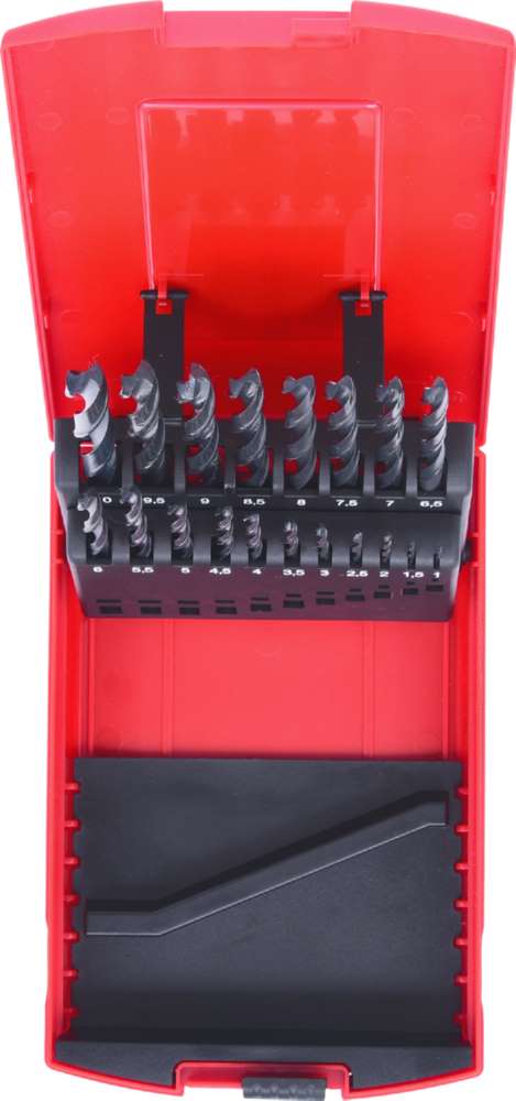 Produktbild KS Tools HSS R Spiralbohrer Satz Kunststoffkassette 19 teilig 1 bis 10mm bild 6