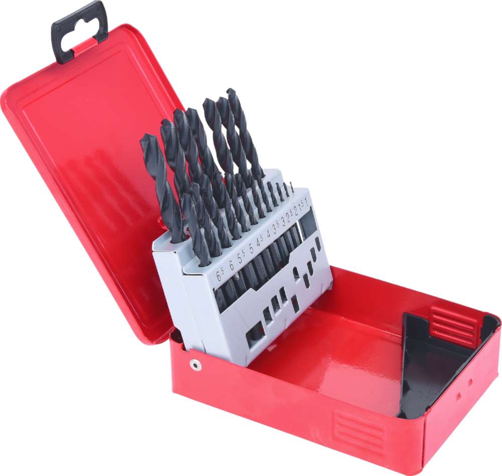 Produktbild KS Tools HSS R Spiralbohrer Satz Stahlblechkassette 19 teilig 1 bis 10mm bild 4