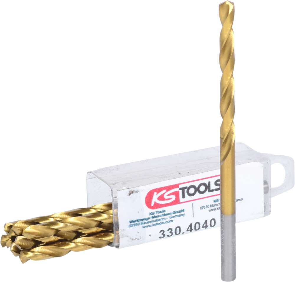 Produktbild KS Tools Spiralbohrer HSS TiN 4,0 mm bild 2
