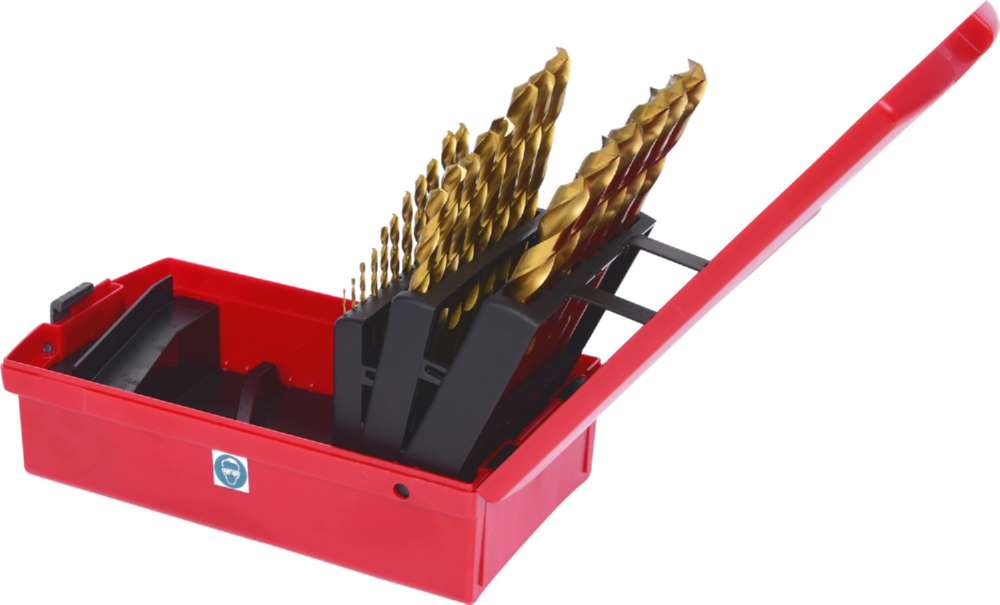 Produktbild KS Tools Spiralbohrersatz HSS TiN in Kunststoffkassette 25 Teile bild 2