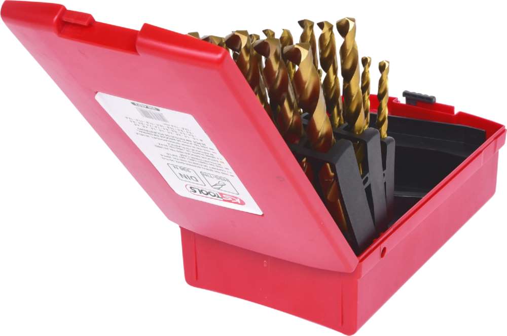Produktbild KS Tools Spiralbohrersatz HSS TiN in Kunststoffkassette 25 Teile bild 3