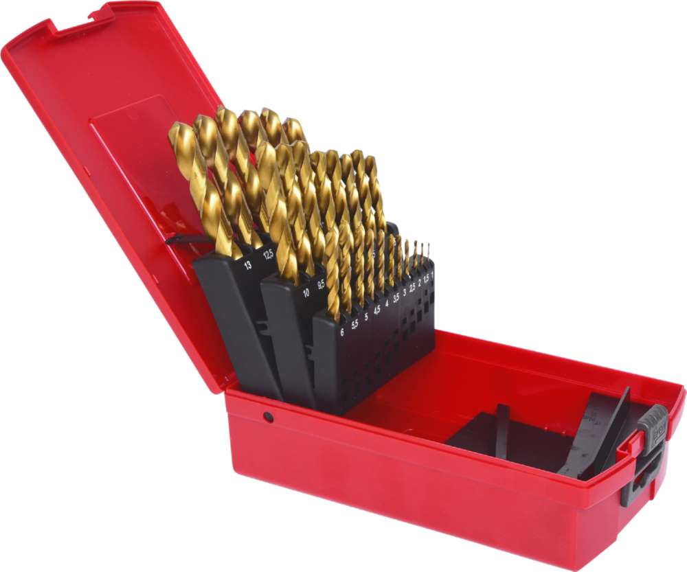 Produktbild KS Tools Spiralbohrersatz HSS TiN in Kunststoffkassette 25 Teile bild 4