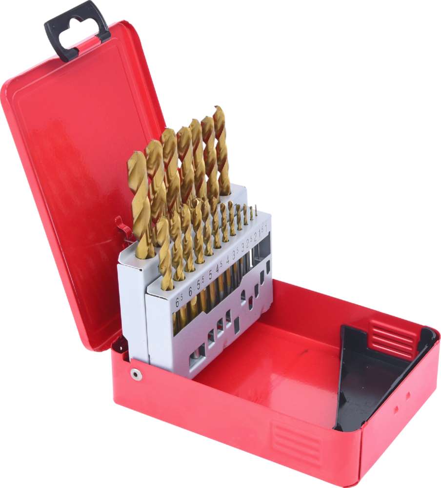 Produktbild KS Tools Spiralbohrersatz HSS TiN in Stahlblechkassette 19 Teile bild 4