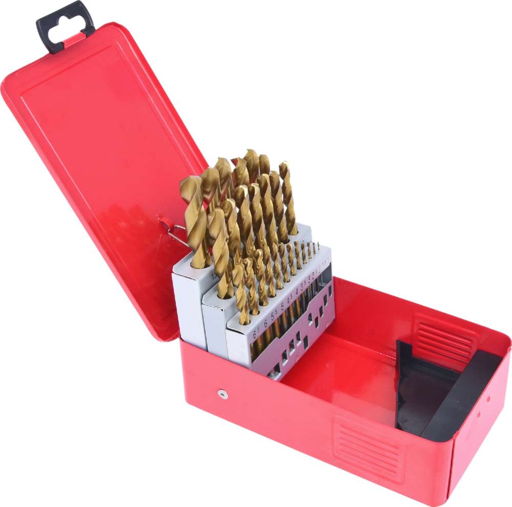 Produktbild KS Tools Spiralbohrersatz HSS TiN in Stahlblechkassette 25 Teile bild 4