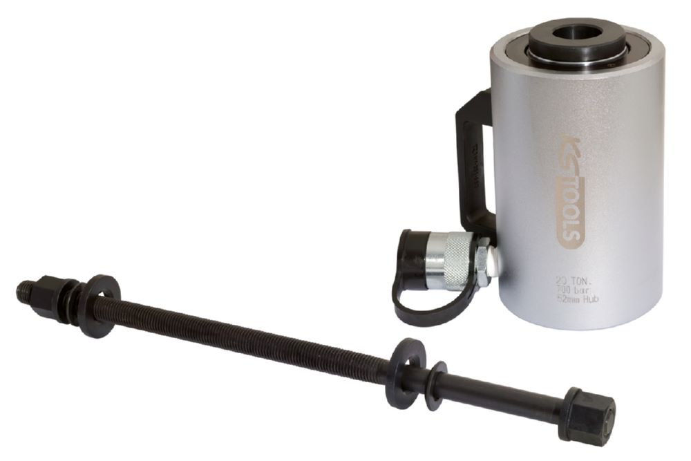 Produktbild KS Tools LKW Hydraulik Hohlkolbenzylinder Satz 20 t mit Spindel 2 teilig