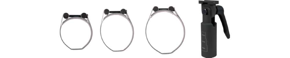 Produktbild KS Tools Hydraulikzylinder Halterungs Satz 4 Teile