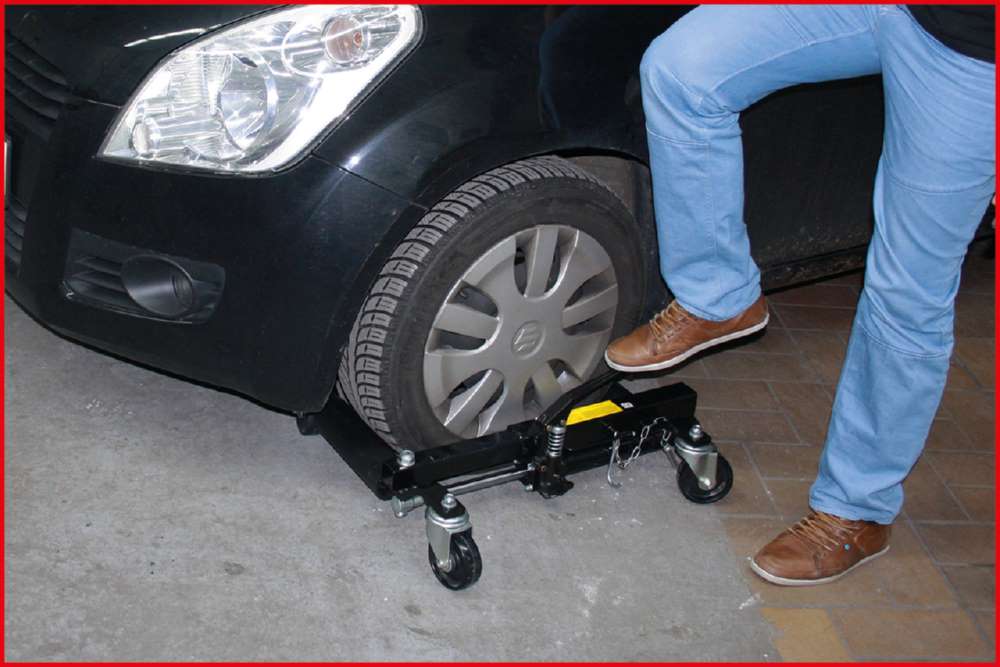 Produktbild KS Tools Hydraulische Rangierhilfe Auflagerollen aus Kunststoff Reifenbreite 305 mm bild 4