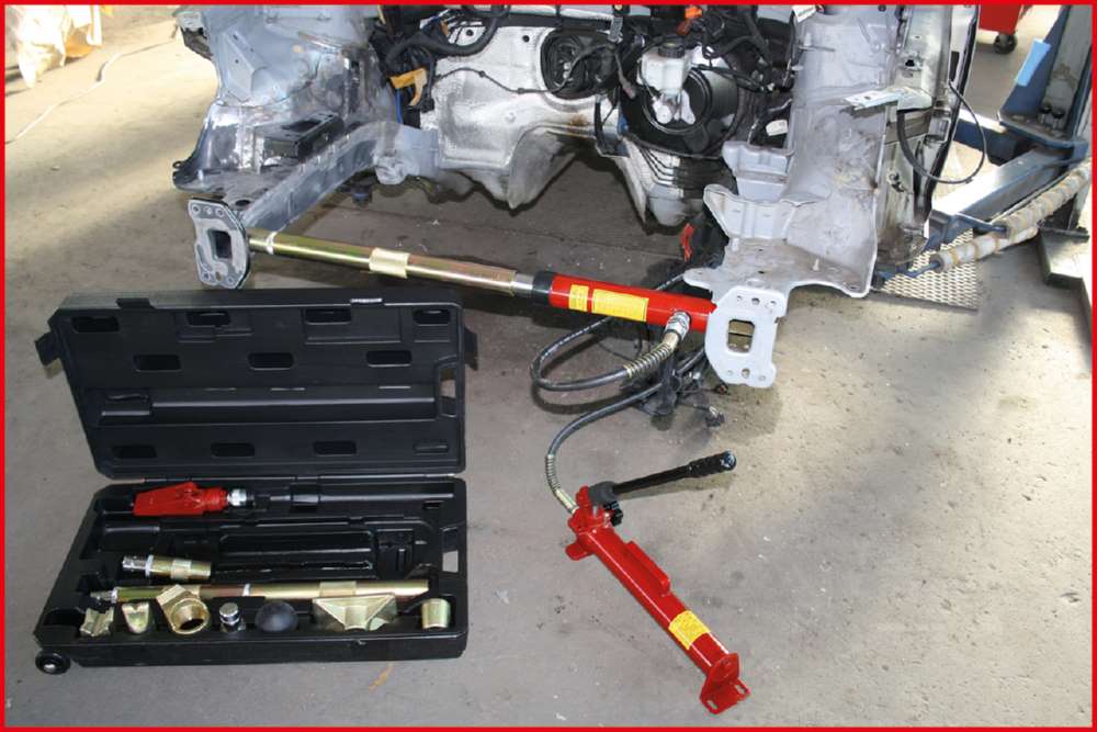 Produktbild KS Tools Hydraulischer KFZ-Richtwerkzeugsatz Tragkraft 10 t 17 Teile bild 5