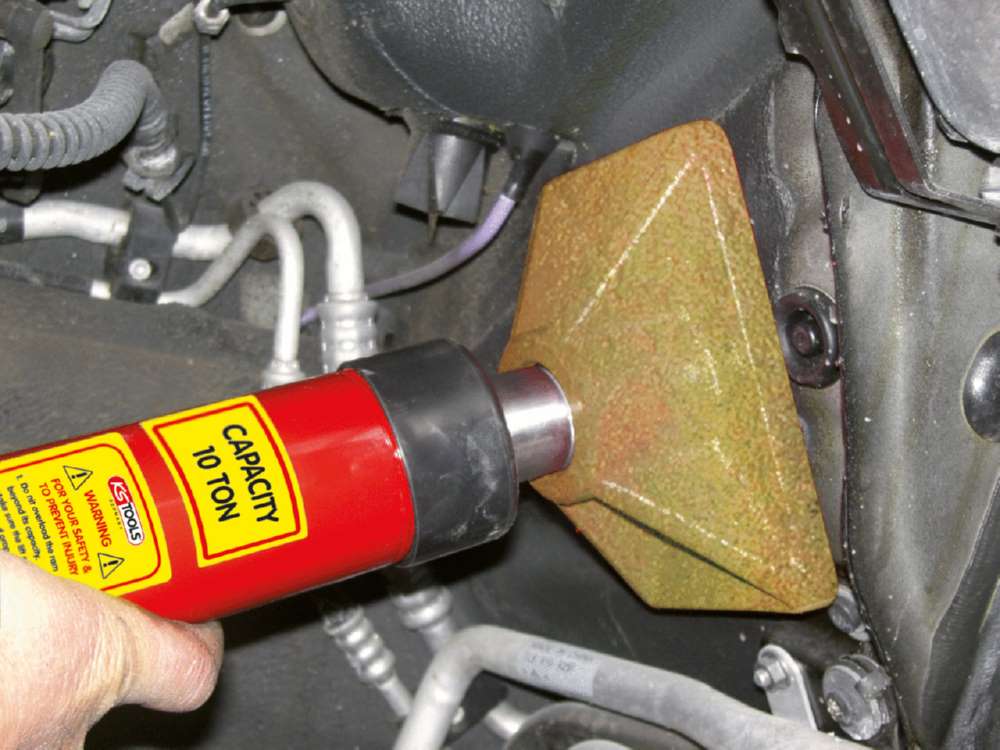 Produktbild KS Tools Hydraulischer KFZ-Richtwerkzeugsatz Tragkraft 10 t 17 Teile bild 9