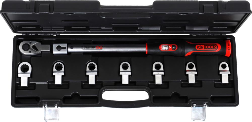 Produktbild KS Tools INFINITOOL Einsteck Drehmomentschlüssel Satz 20-200 Nm 9 Teile bild 3