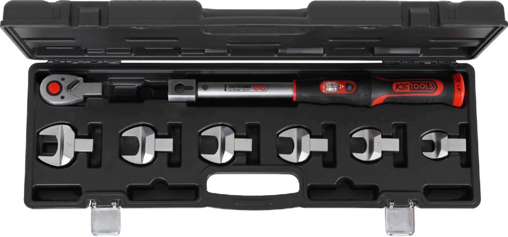 Produktbild KS Tools INFINITOOL Einsteck Drehmomentschlüssel Satz 20-100 Nm 8 Teile 14 x 18 mm bild 2