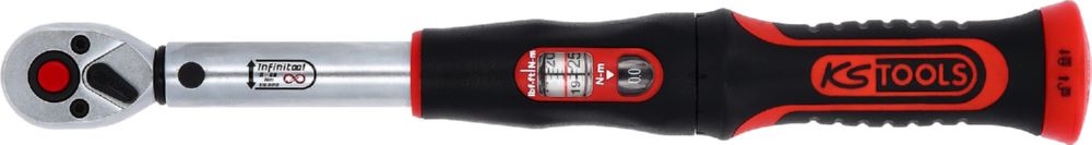 Produktbild KS Tools INFINITOOL Ratschen Drehmomentschlüssel 5-25 Nm 1/4 Zoll bild 2