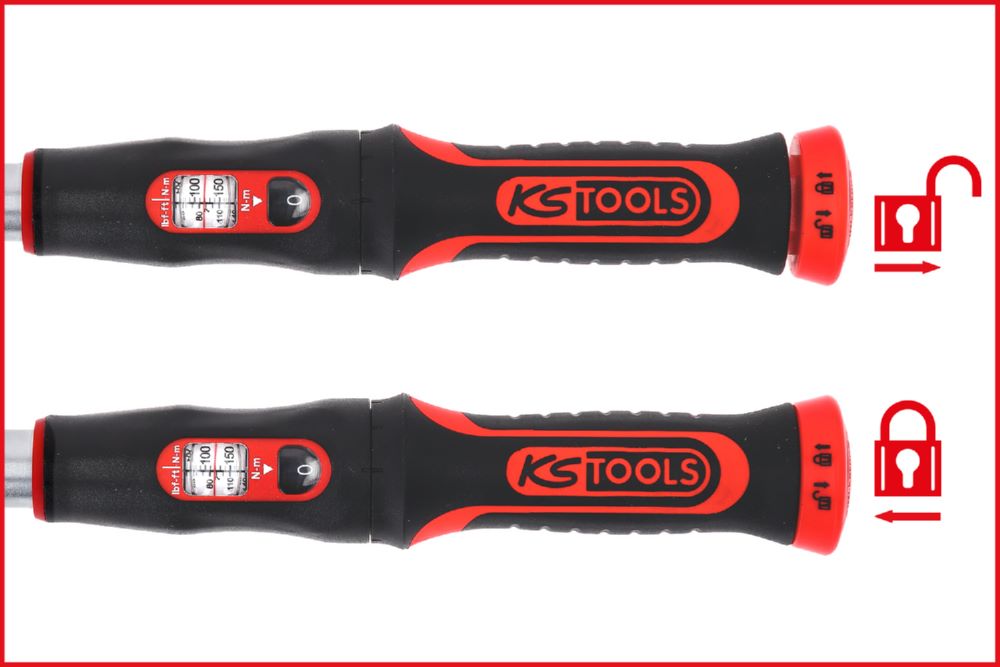 Produktbild KS Tools INFINITOOL Ratschen Drehmomentschlüssel 20-200 Nm 1/2 Zoll bild 12
