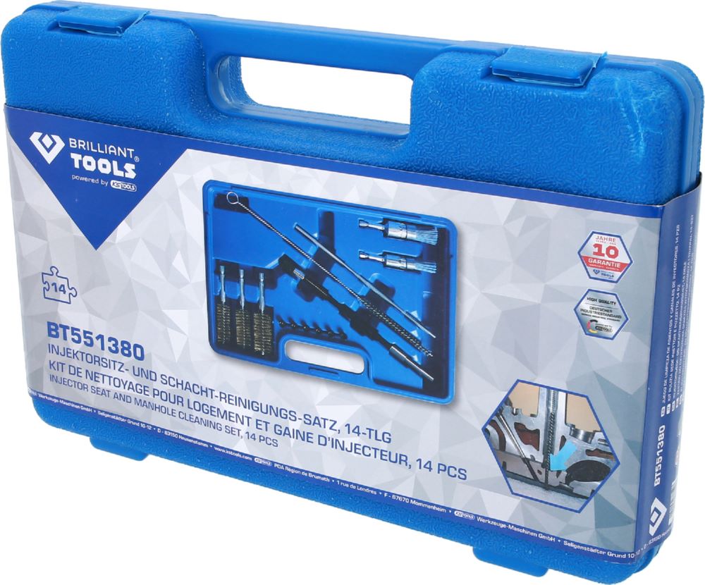 Produktbild Brilliant Tools Injektorsitz und Schachtreinigungssatz 14 Teile bild 8