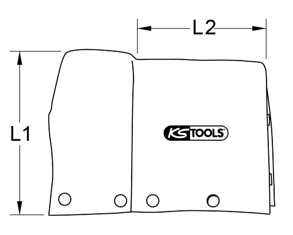 Produktbild KS Tools Isolatorenabdeckungen für Giebelisolatoren 240mm bild 2
