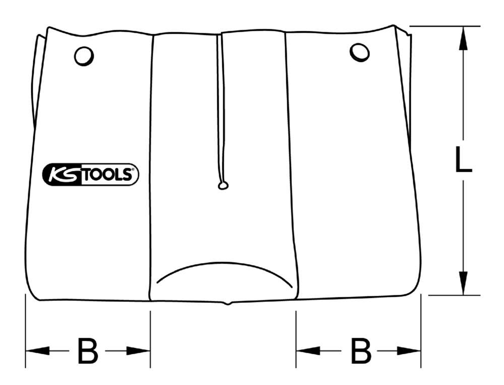 Produktbild KS Tools Isolatorenabdeckungen für Giebelisolatoren 115mm bild 2