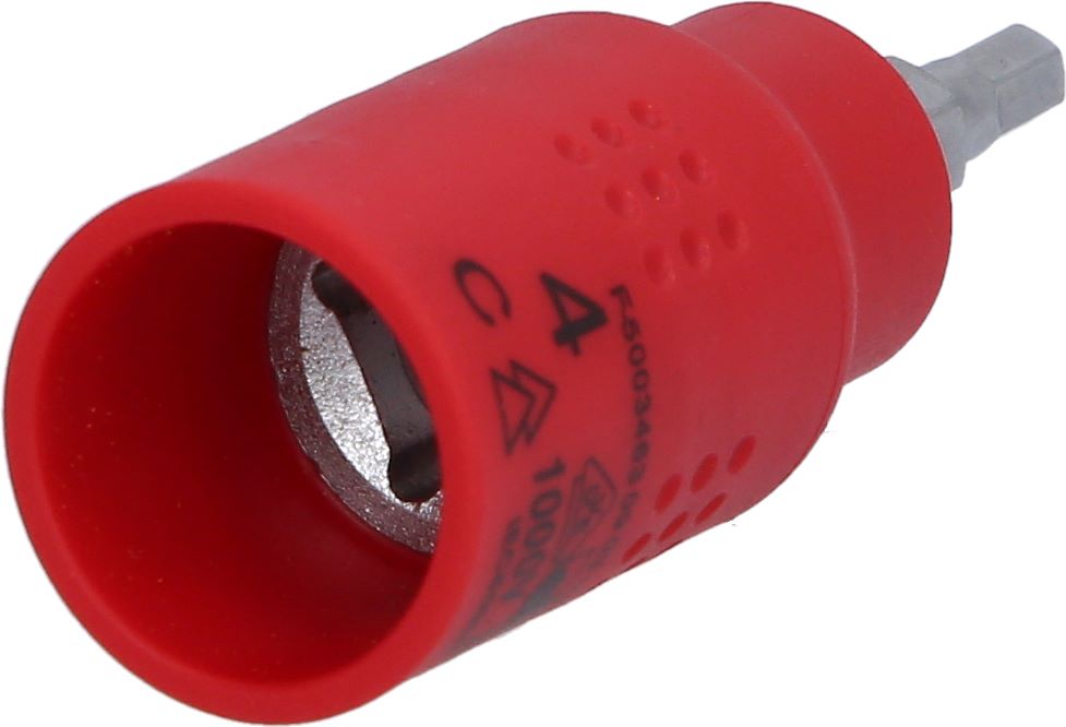 Produktbild KS Tools 3/8 Zoll Isolierte Bit Stecknuss Innensechskant 4 mm 60 mm lang bild 2