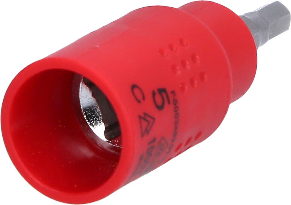 Produktbild KS Tools 3/8 Zoll Isolierte Bit Stecknuss Innensechskant 5 mm 60 mm lang bild 2