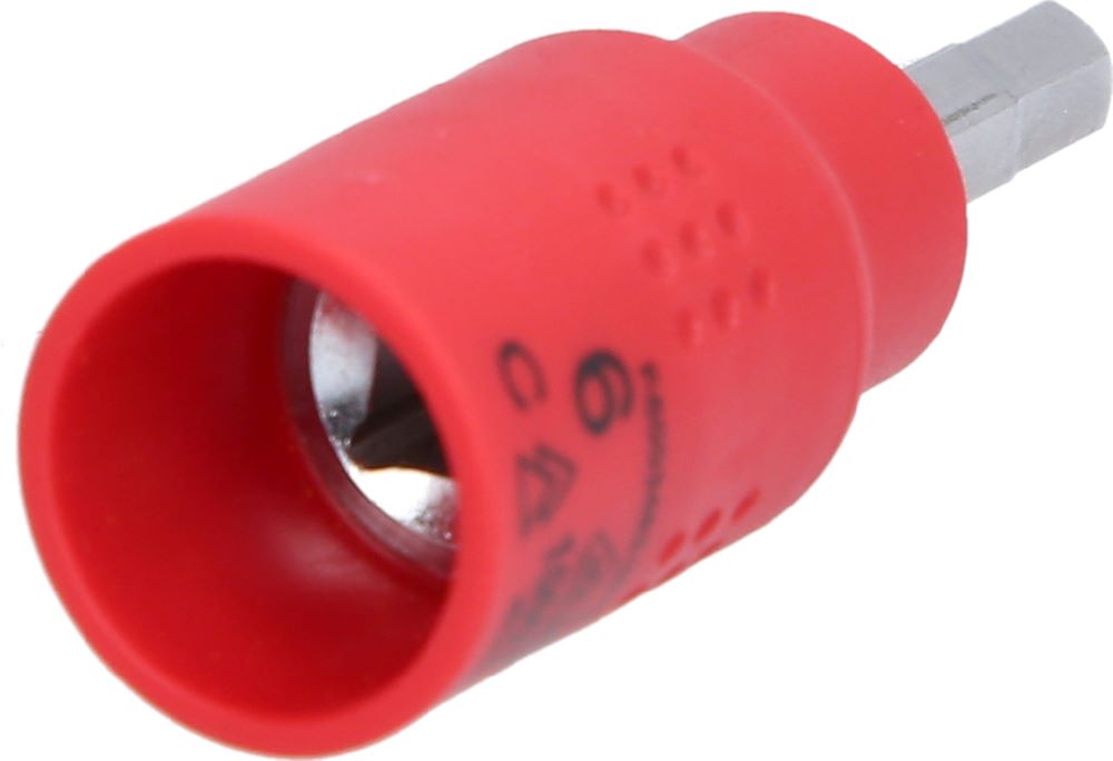 Produktbild KS Tools 3/8 Zoll Isolierte Bit Stecknuss Innensechskant 6 mm 60 mm lang bild 2