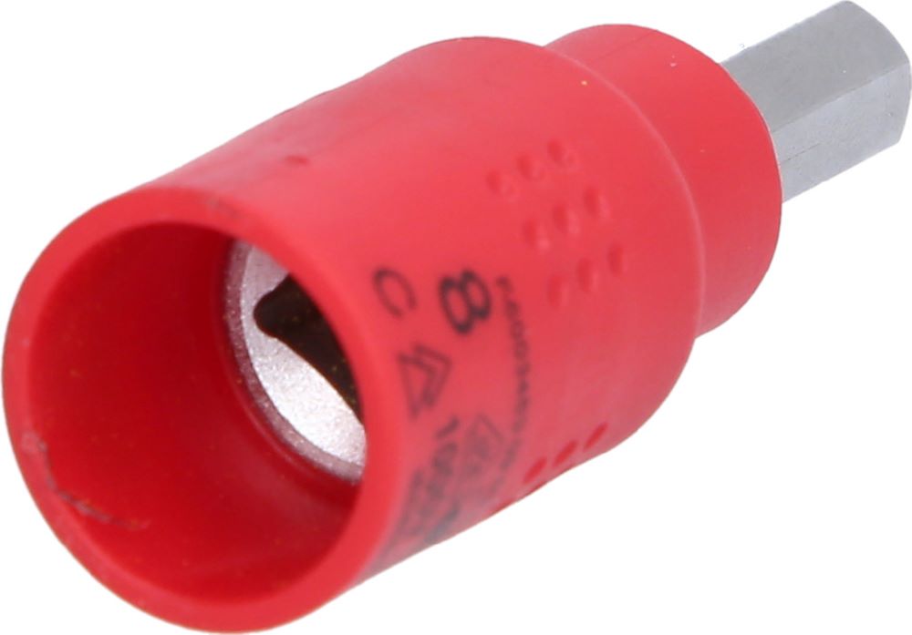 Produktbild KS Tools 3/8 Zoll Isolierte Bit Stecknuss Innensechskant 8 mm 60 mm lang bild 2
