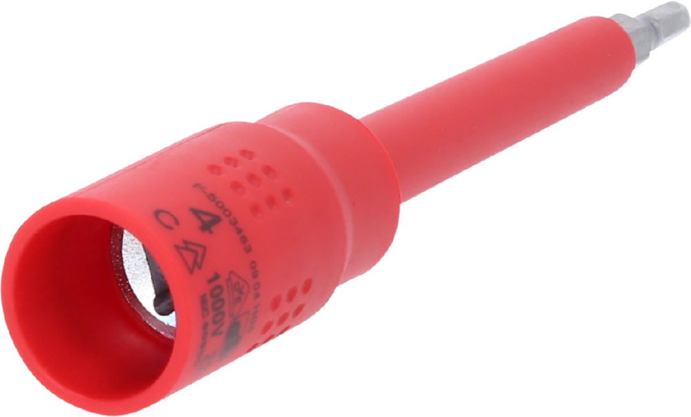 Produktbild KS Tools 3/8 Zoll Isolierte Bit Stecknuss Innensechskant 4 mm 122 mm lang bild 2