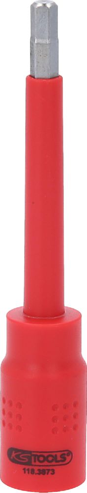 Produktbild KS Tools 3/8 Zoll Isolierte Bit Stecknuss Innensechskant 6 mm 122 mm lang bild 3